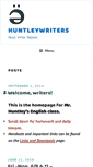 Mobile Screenshot of huntleywriters.org